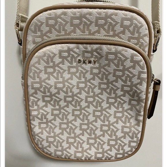 Dkny Bags Dkny Beige Brown Crossbody Bag Gigi Flight Poshmark
